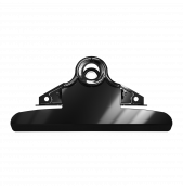 146 mm Black Butterfly Clipboard Clip 
