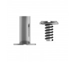 1/4" Small Steel Chicago Screw