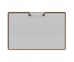 5 Pack - Horizontal 17 x 11 MDF Clipboard Notepad - Blank
