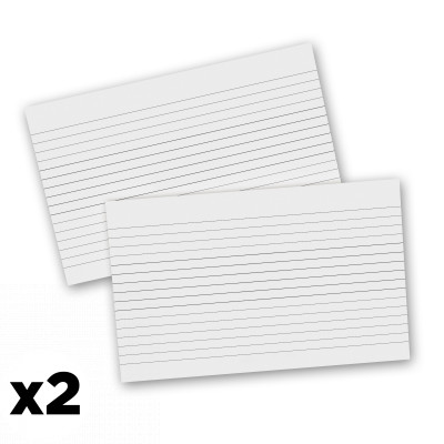 2 Pack - 8 x 5 Notepads - Ruled 