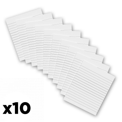 10 Pack - 4 x 4.75 Notepads