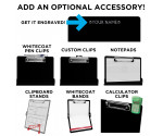 Aluminum Needlework Clipboard - White