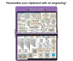 Steel Needlework Clipboard - Lilac