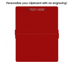 Red ISO Clipboard