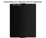 Blackout Vertical ISO Clipboard