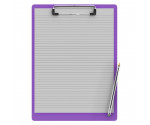 Letter Size 8.5 x 11 Aluminum Clipboard | Lilac