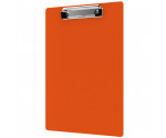Letter Size 8.5 x 11 Aluminum Clipboard | Orange