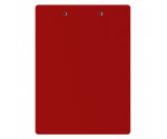 Letter Size 8.5 x 11 Aluminum Clipboard | Red