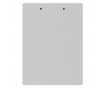 Letter Size 8.5 x 11 Aluminum Clipboard | White