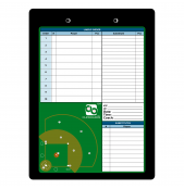 Flat Aluminum Baseball Clipboard 