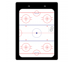 Flat Aluminum Hockey Clipboard 