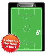 Flat Aluminum Soccer Clipboard 