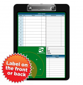 Flat Plastic Baseball Clipboard
