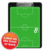 Flat Plastic Soccer Clipboard