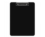 Letter Size 8.5 x 11 Plastic Clipboard | Black