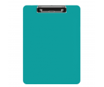 Letter Size 8.5 x 11 Plastic Clipboard | Teal