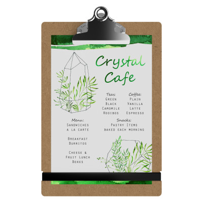 MDF Small Menu Clipboard