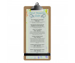 MDF Tall Menu Clipboard