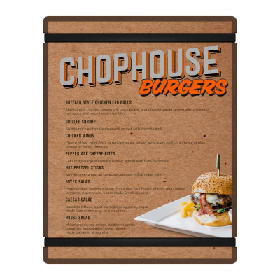 HDF Menu Board with Bands