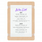 MDF Small Menu Holder