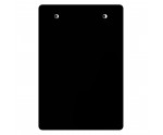 Memo Size 5 x 8 Aluminum Clipboard | Black