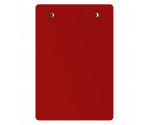 Memo Size 5 x 8 Aluminum Clipboard | Red