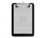 Memo Size 5 x 8 Plastic Clipboard | Black