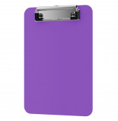 Memo Size 5 x 8 Plastic Clipboard | Lilac