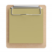 MDF Sticky Note Clipboard 