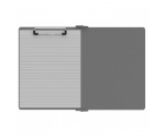 Left Folding Ledger ISO Clipboard | Silver