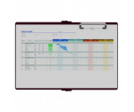 Right Folding Ledger ISO Clipboard |Wine