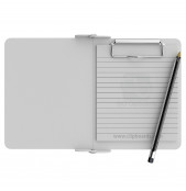 White Mini Novel ISO Clipboard - Slightly Damaged