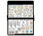 Aluminum Needlework Clipboard - Blackout