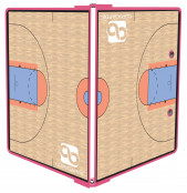 Pink Basketball Clipboard