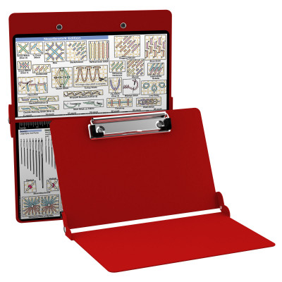 Aluminum Needlework Clipboard - Red
