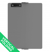 Silver Vertical ISO Clipboard