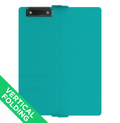 Teal Vertical ISO Clipboard