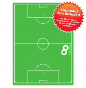 Flat Soccer Field Adhesive Reference Label 