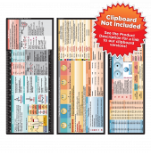 Trifold Nursing Adhesive Reference Label 