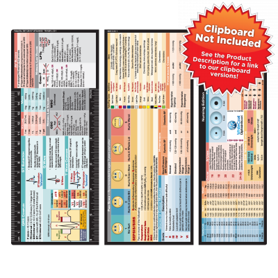Trifold Nursing Adhesive Reference Label 