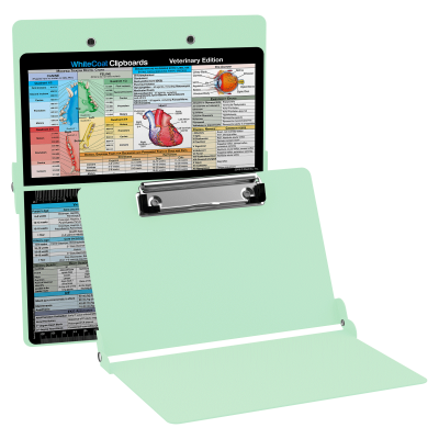WhiteCoat Clipboard® - Mint Veterinary Medicine Edition