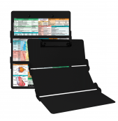 WhiteCoat Clipboard® Trifold - Blackout Veterinary Medicine Edition