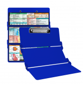 WhiteCoat Clipboard® Trifold - Blue Veterinary Medicine Edition