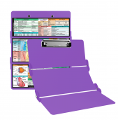 WhiteCoat Clipboard® Trifold - Lilac Veterinary Medicine Edition