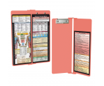 WhiteCoat Clipboard® Vertical - Coral Physical Therapy Edition