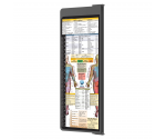 WhiteCoat Clipboard® Vertical - Silver Physical Therapy Edition