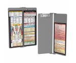 WhiteCoat Clipboard® Vertical - Silver Physical Therapy Edition