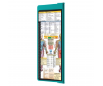 WhiteCoat Clipboard® Vertical - Teal Physical Therapy Edition