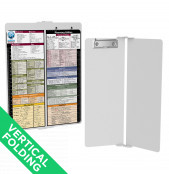 WhiteCoat Clipboard® Vertical - White Pharmacy Edition
