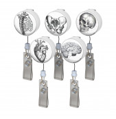Vintage Anatomy Button Badge Reel Pack
